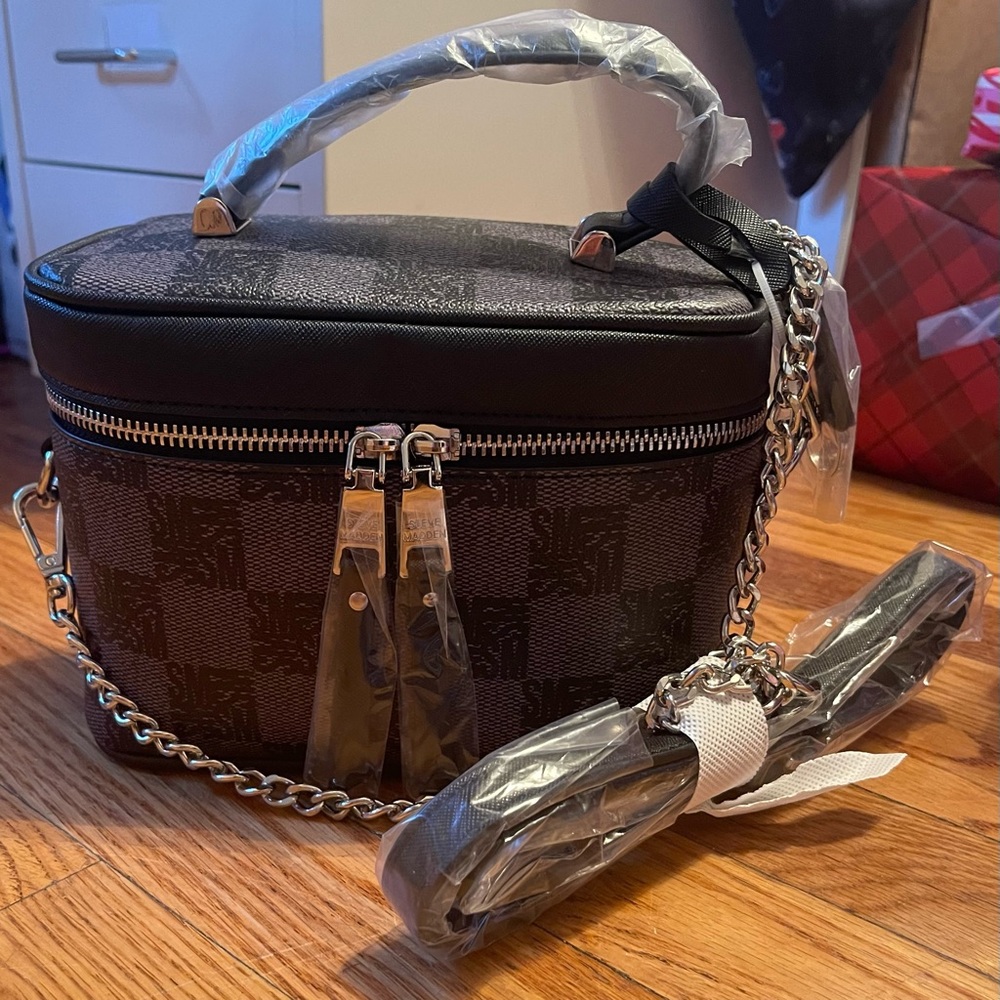 Steve Madden Bvanity black utility bag